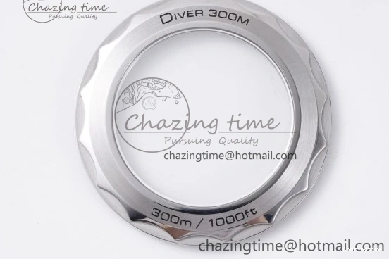 0417 Fashionable Seamaster Diver 300M ZF 1:1 Best Edition Blue Ceramic Blue Dial on Blue Rubber Strap A 7822